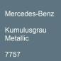 Preview: Mercedes-Benz, Kumulusgrau Metallic, 7757.